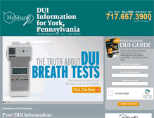 Tablet Screenshot of duilawyersyorkpa.com